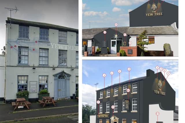 How the pub looks now, and how it could look under new proposals. Credit: Google/Star Pubs/CSI