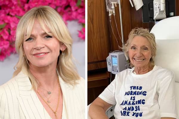 Zoe Ball has sadly announced the death of her mother, Julia Ball. Credit: Getty/@zoetheball on Instagram
