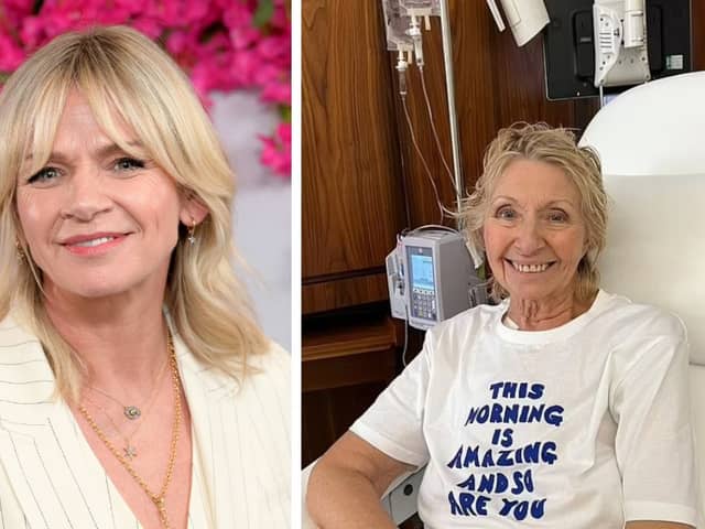 Zoe Ball has sadly announced the death of her mother, Julia Ball. Credit: Getty/@zoetheball on Instagram