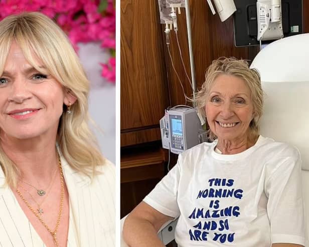 Zoe Ball has sadly announced the death of her mother, Julia Ball. Credit: Getty/@zoetheball on Instagram