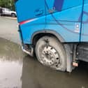 Damage to the lorry