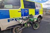 An off-road bike was seized following a short police chase in Ribbleton (Credit: Lancashire Police)