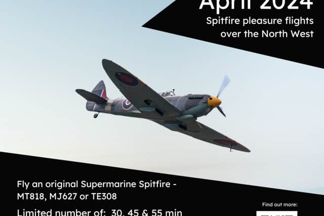 Spitfire of the North is a brand new pleasure flight experience with a limited number of 30, 45 and 55 minute flights available over the weekend