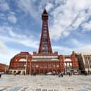 The crowd at Blackpool Tower Circus were evacuated during a show after an acrobat fell while performing a dangerous stunt.