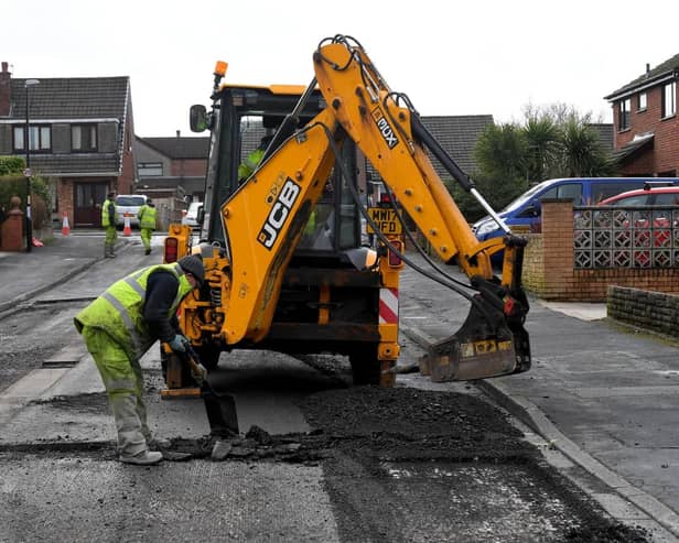 A previous round of resurfacing work in Chorley, carried out by Lancashire County Council - but could the district's own local council do better?