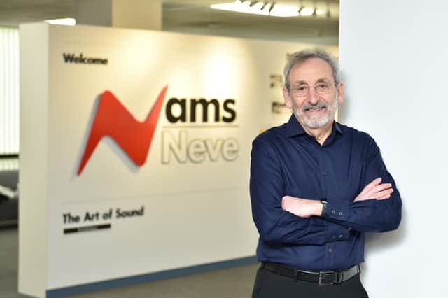 Founder and Managing Director of AMS Neve, Mark Crabtree.