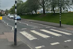 The zebra crossing on Sharoe Green Lane is being upgraded to a controlled puffin crossing (Credit: Lancashire County Council)