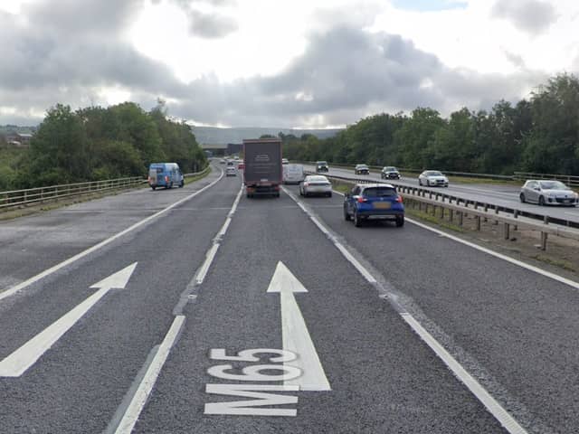 The M65 is closed between junction 4 and 5 this afternoon due to a crash