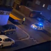 Emergency services were called to the scene in Dickson Road, near Bute Avenue, where the victim was attacked with a knife behind a row of Promenade hotels at around 8.45pm on Saturday