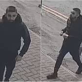 Do you know this man? Officers want to speak to him as part of an investigation into blackmail, criminal damage and harassment (Credit: Lancashire Police)