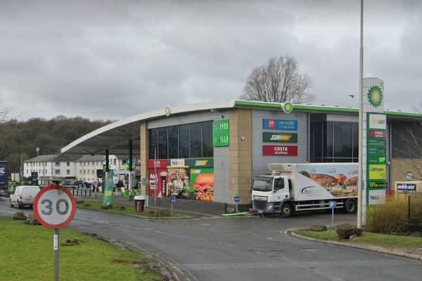 Two men were arrested after £35k in cash was discovered in a car near the Tickled Trout Service Station (Credit: Google)