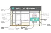 The MedPoint proposal for Whalley Pharmacy. Credit: MD Design/RVBC