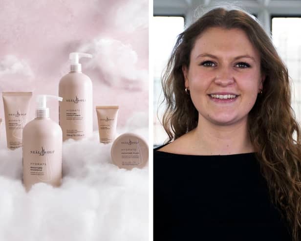 Reporter Aimee Seddon (pictured) tried the Neal and Wolf Hydrate range (also pictured).