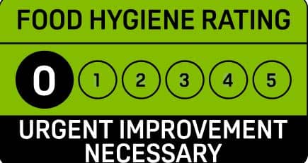 Takeaway/sandwich shop Burgr at Deepdale Mill Street in Preston was given a zero out of five rating following an inspection on Wednesday, February 28. 