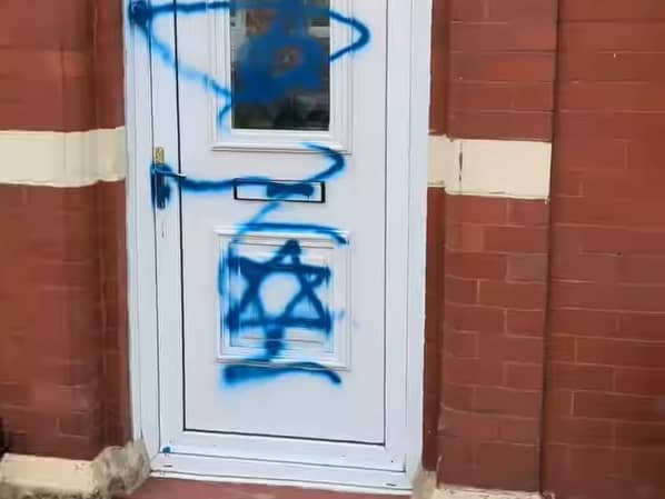 Two homes in Watkin Lane, Lostock Hall were vandalised with spray-paint. Lancashire Police they both reports are being treated as racially aggravated criminal damage