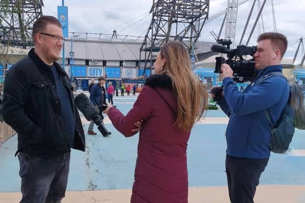 Kevin Haworth, from Fleetwood, was even approached by a BBC camera crew before the Elbow gig at Manchester's Co-Op Live Arena last night