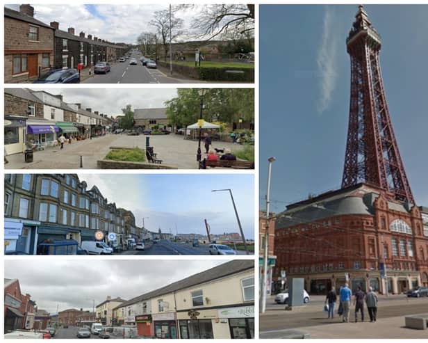Lancashire cities, towns and villages ranked in order of cheapest to most expensive