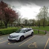 The 46-year-old was arrested after reports he was acting suspiciously at the park near Moss Side Community Centre in Leyland on Monday