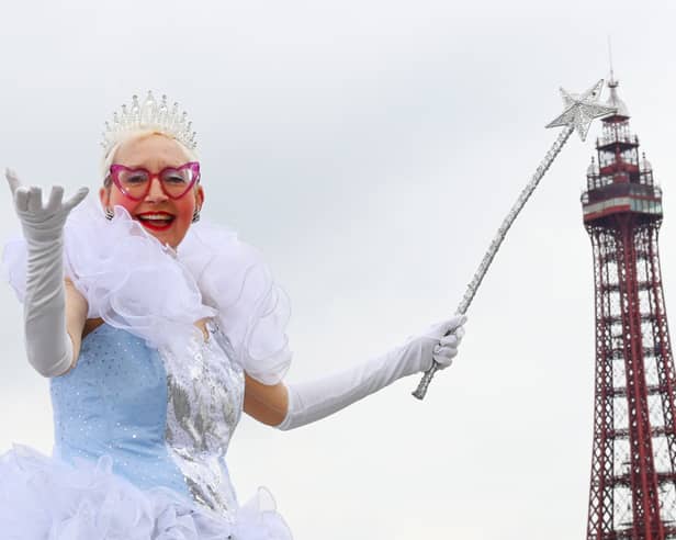 At a press day for her new show 'Cinderalla', Su Pollard (aka Fairy Godmother) shared her excitement at performing in Blackpool again.