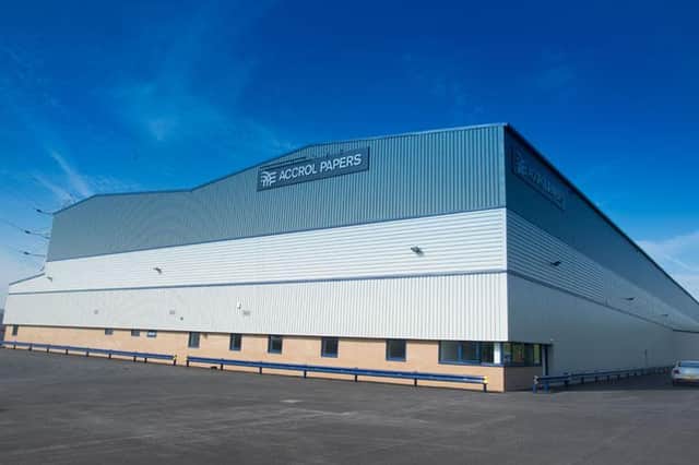 Accrol's factory located on Roman Road, Blackburn.