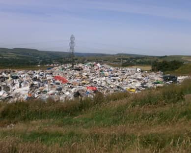 Thousands of tonnes of waste were brought onto the site and tipped illegally,