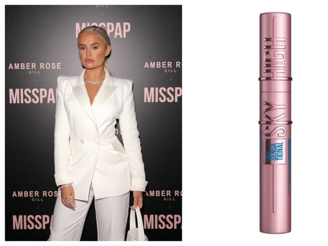 Love Island’s Molly-Mae Hague is a fan of Maybelline Lash Sensational Sky High Mascara, which is £12.99. 