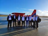 Featured left to right: Kevin Higgins, Tony Williams, Dave Young, Mike Warren, Tim Jenkins, Kevin Clark, Derick Sullivan, Lee George-Barnes. Credit: RNRMC