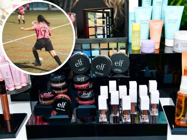 e.l.f. Beauty has partnered with Accrington Stanley Women Football Club. Credit Getty (main image) and Alliance Football Club on Unsplash (inset)