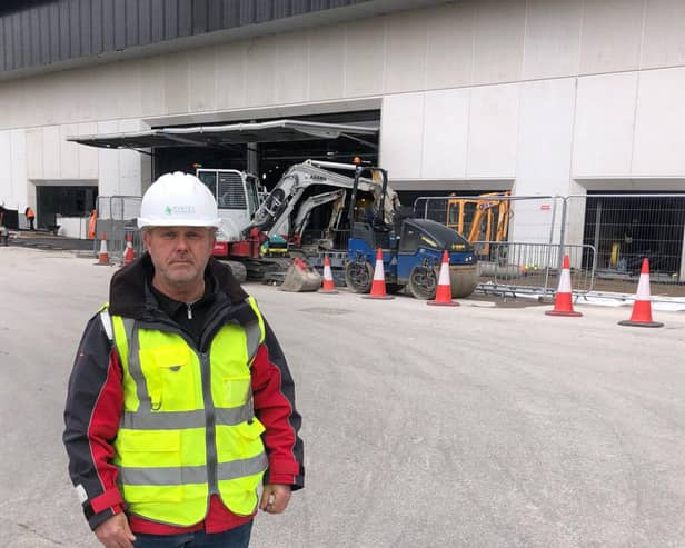 A Lancashire-based company manufactured two “world-first” hydraulic doors for Co-op Live in Manchester