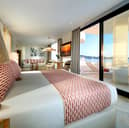 Pictured is the Suite Seafront View at TRS Ibiza Hotel, in San Antonio. 