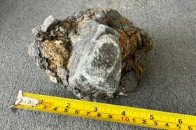 The rock Paul found and believes is a from a meteor shower