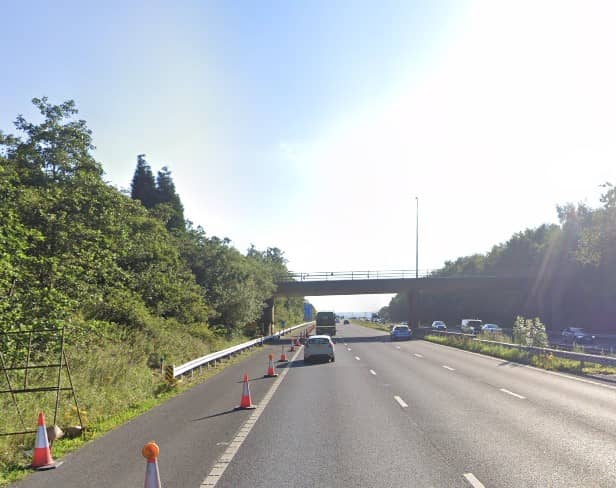 A suspected drink-driver was arrested following a car crash on the M65 near Hapton (Credit: Google)