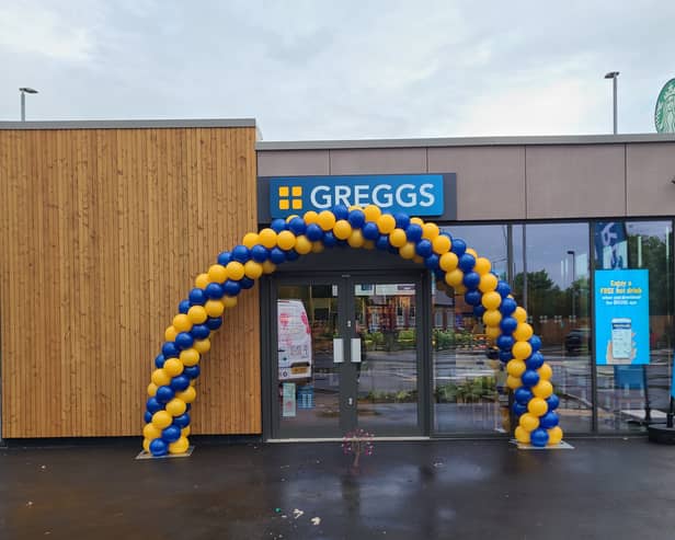 The new Greggs store opened its doors in Freckleton earlier today.