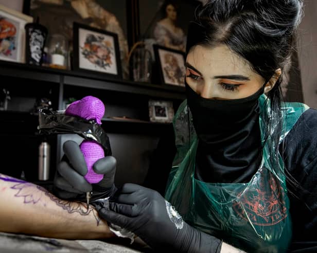 A new study has suggested tattoos could increase the risk of certain types of cancer. Picture: PA