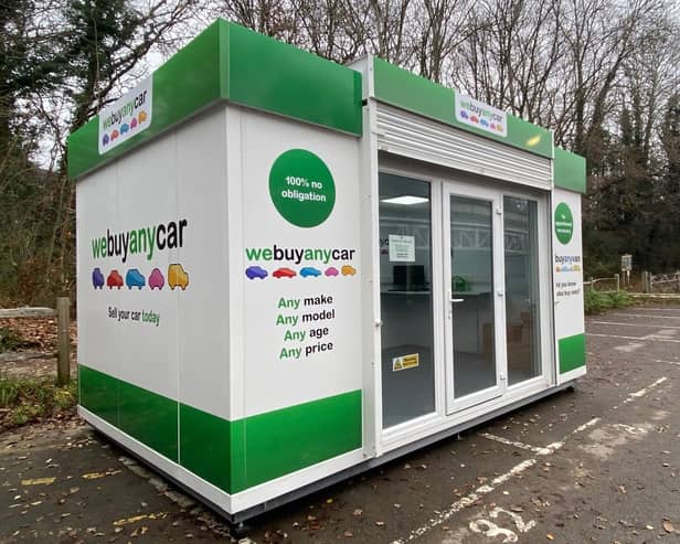 The new webuyanycar pod branch opened this week at Morrisons supermarket on Brooke Street, Chorley.
