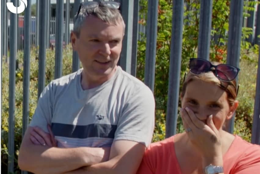 Dad-of-22 Noel Radford has appeared in court charged with speeding while driving his Porsche on the Bay Gateway, Morecambe. Pic credit: Channel 5 / 22 Kids and Counting