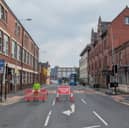Traffic marshals have been deployed to Corporation Street in Preston to help drivers familiarise themselves with the changes to the road network following the introduction of a new bus gate
