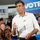 Prime Minister Rishi Sunak said the Conservatives "have a plan for towns because we know they are the beating heart of our country" (Credit: Alastair Grant-WPA Pool/Getty Images)