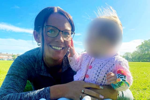 Kiena Dawes with baby Marnie