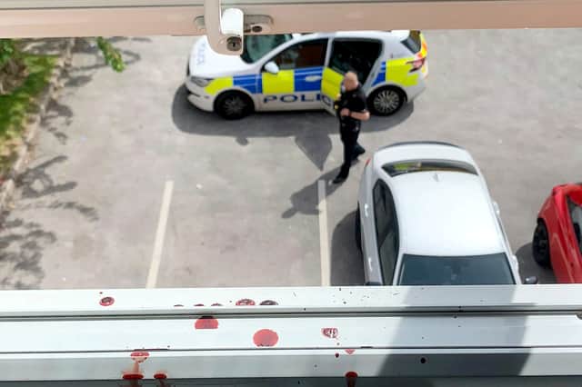 Kiena Dawes’ blood following an alleged assault