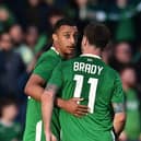 Robbie Brady with Adam Idah