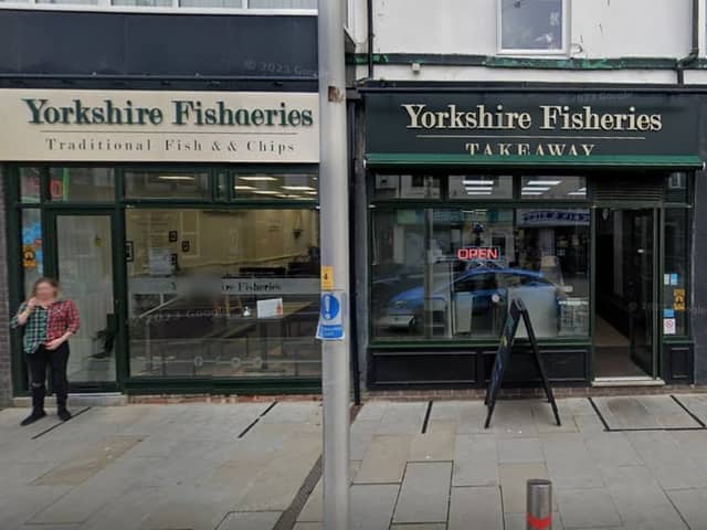 The Yorkshire Fisheries, on 14-18 Topping Street, had 3,443 reviews and a 5-star rating. #2