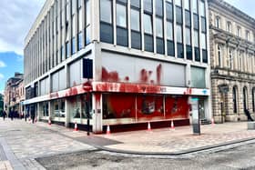 Barclays bank in Fishergate, Preston was targeted overnight