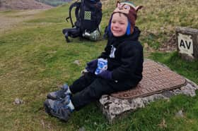 Four-year-old Leo Dempsey from Leyland is taking on one mountain at a time to help sick children get their wish. 