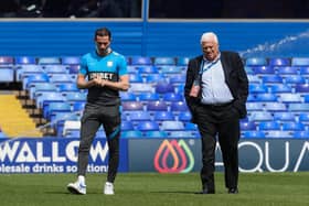 Alan Browne with Peter Ridsdale  