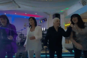 The Nolans reunite on the dancefloor as they mark Maureen's 70th birthday