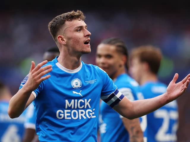 Peterborough defender Harrison Burrows