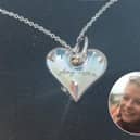 A man has launched a desperate appeal after losing a pendant containing his sister’s ashes in Blackpool (Inset: Police Scotland)