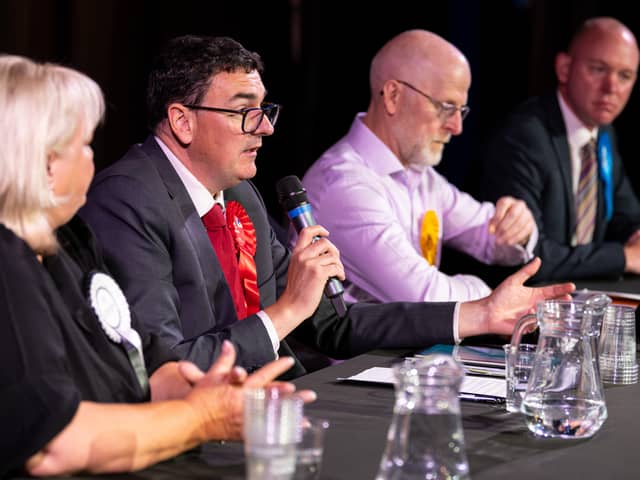[From left to right]:  Anne Aitken, Tom Calver, Mark Jewell and Andrew Snowden