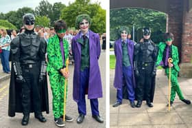 Brodie Screen dressed as Batman, Harry Lowe was the Joker and Max Nyahoe came as the Riddler to the Hodgson prom.